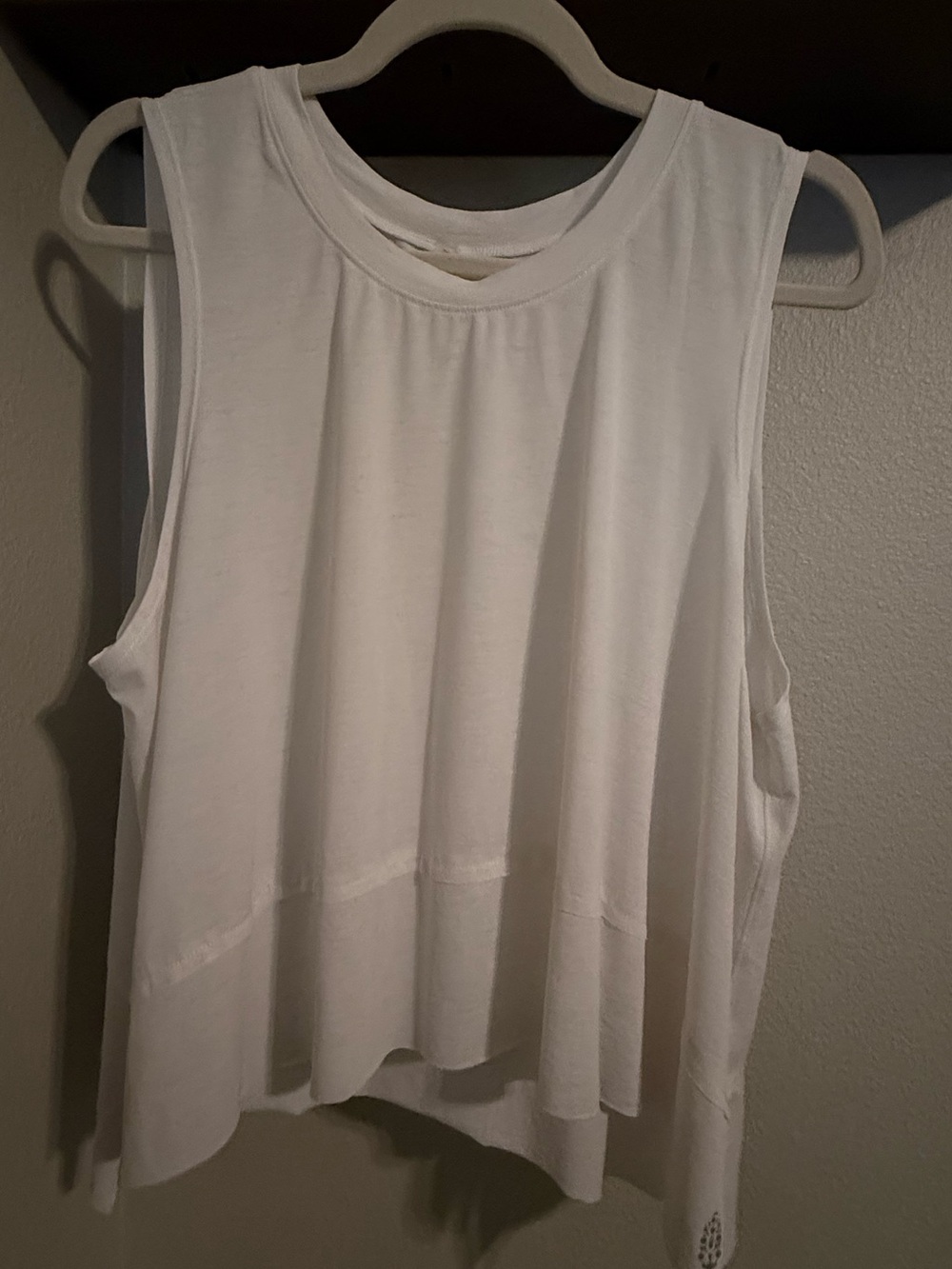 FP Movement by Free People Relaxed White Sleeveless Tank